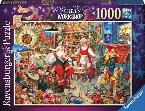 Ravensburger Limited Edition Santa's Workshop 1000 Piece Puzzle image 0
